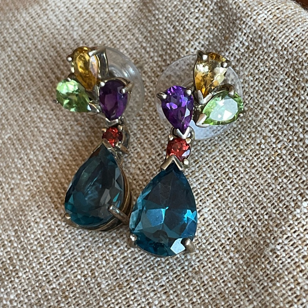Colors Of The Rainbow~ Sterling Silver & Real Stones~ 💯 Authentic